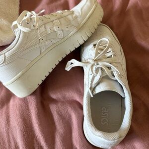 PLATFORM WHITE ASICS